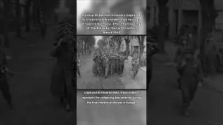 Colorized Footage: German POWs Marched Through Town After Rhine Crossing, March 1945