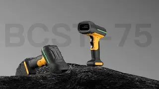 BCST-75/Ultra 160 Industrial 2D Bluetooth Barcode Scanner with IP67 Waterproof Dustproof Shockproof