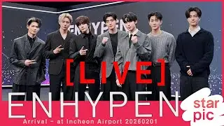[LIVE]   ENHYPEN Arrival - at Incheon Airport 20260201