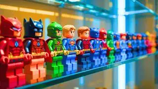 The Most Satisfying LEGO Superhero Minifigure Display You&rsquo;ll Ever See!