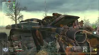 Call of Duty MW2 Barrett .50cal Nuke on Wasteland