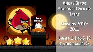 Angry Birds Seasons Trick or Treat Gameplay