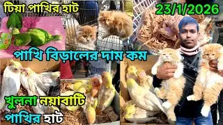 খুলনা🦜 নয়াবাটি 🐈পাখির হাট paet animal market ni Khulna পাখির হাট birds price ni Bangladesh #foryou 