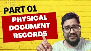 PHYSICAL DOCUMENT RECORDS -Part 01