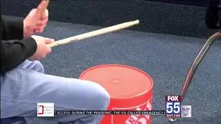 Oak View Elementary teacher drums up a creative lesson plan