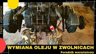 Jak Wyciszyć zwolnice w Ursusie C 360 wymian oleju na bardzo GĘSTY 85W 140
