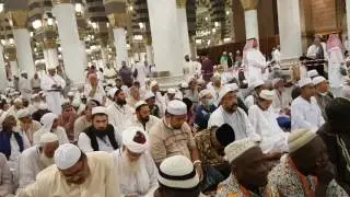 المؤذن مهدي بري يحلق ويتبحر في سماء الإبداع في أذان الفجر من داخل المسجد النبوي 18 ذو القعدة 1438