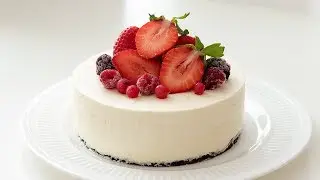 Клубничный чизкейк без выпечки ｜ HidaMari Cooking