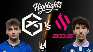GiantX vs Team BDS | LEC Summer 2025 Highlights (BO3 &ndash; Fearless) | League of Legends