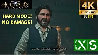 Hogwarts Legacy: Solomon Sallow Boss, Hard Mode [NO DAMAGE] Dark Arts Build