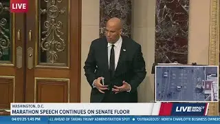 Even more of what Cory Booker said during filibuster-like speech