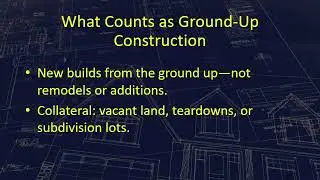 Ground Up Construction Loans: What You Need to know
