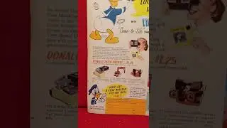 Great 1957 Ad for View Master Viewer, Projector and screen with Donald Duck #vintageads #viewmaster