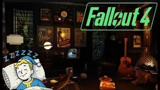 🔴Vintage Atomic Fallout 4 ☢️🌴 | Cooper Howard&rsquo;s California Bunker, Thunderstorm & Nuke Films
