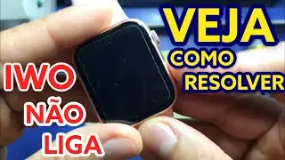 умные часы IWO не включаются сейчас? сломанный дисплей и...