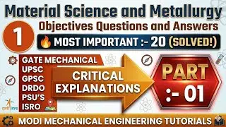 Material Science Objective Questions And Answers Part 1, Mechanical Engineering mcq