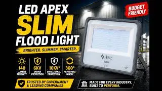 Best LED Flood Light for Outdoor & Industrial Use | Apex Flood Light
