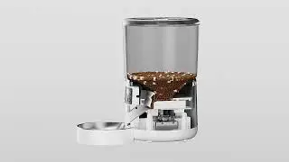Automatic Pet Feeder 4L Automatic Cat Food Dispenser Smart Control B