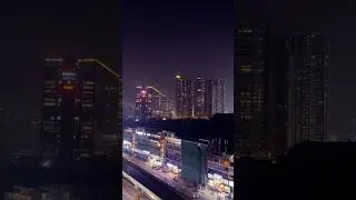 Dazzling Hyderabad Tech Park Night View | India's Silicon Valley Illuminated