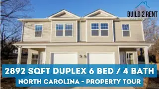 Build 2 Rent: North Carolina Duplex | 6BD 4BTH 2892 SQFT | Build2Rent.com