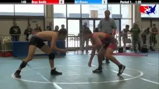 Broc Smith vs. Art Flores at 2013 West Jr. Freestyle Regional