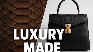 From Raw Materials to Luxury: Inside a High-End Exotic Leather Factory