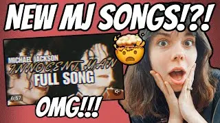 NEW LEAKED MICHAEL JACKSON SONGS!!! [RAW REACTION!]