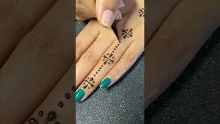 Easy attractive Mehndi design// simple back hand Mehndi