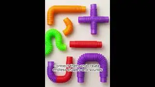 Pop Tubes Sensory Toy &ndash; Stretch, Snap & Fun!