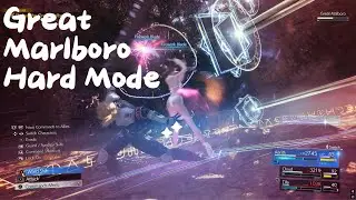 FF7 Rebirth Hard Mode Great Marlboro vs Cloud x Tifa x Aerith