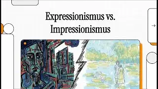 Expressionismus vs. Impressionismus | EINFACH ERKL&Auml;RT