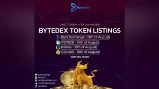 ByteDEX | Скорость, Безопасность, Блокчейн,Децентрализованная биржа