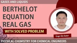 BERTHELOT EQUATION PROBLEM - REAL GAS (TAGALOG) - PHYSICAL CHEMISTRY
