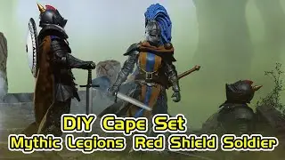 【Wearing tutorial】Knight,Red Shield Soldier! Mythic Legions Leodysseus's cape set!