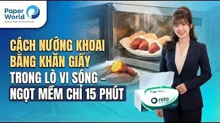 Cách Nướng Khoai Bằng Khăn Giấy Trong Lò Vi Sóng – Ngọt Mềm Chỉ 15 Phút