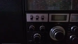 Test:  Funkamateur in SSB abhören !! auf 7550 Khz mit altem analog Grundig Radio 1400 Sat