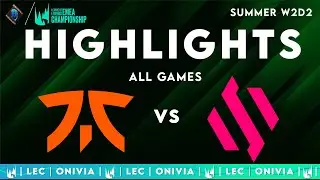 FNC vs BDS Highlights ALL GAMES &mdash; LEC Summer 2025 &mdash; Fnatic vs Team BDS by Onivia