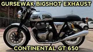 BEST EXHAUST FOR GT 650 | GURSEWAK BIGSHOT