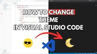 How to change theme in visual studio code