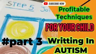 How To introduce writing to your kids/Teaching Writing to an Autistic child/Writing on dots/part3