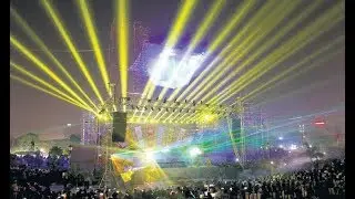 Laser Light Show In Delhi On Diwali Celebration
