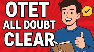 Otet all doubt clear/otet exam/ONLY PEDAGOGY/criteria/syllabus/D.El.Ed/B.Ed#education #exam #teacher