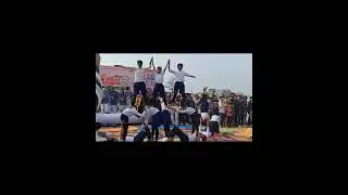 #Yoga pyramids # sports #aav #mirzapur ##students #viral#india #
