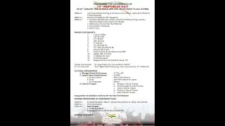 73rd Republic Day on 26th January, 2022 at Nagaland Civil Secretariat Plaza, Kohima
