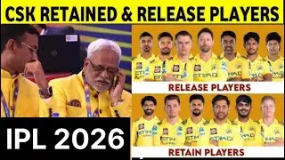 IPL 2026 CSK retained & released players list 😱| DHONI MASTERPLAN | #msdhoni #csk #ipl2026 #dhoni 