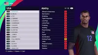 eFootball PES 2021 - USA Player Ratings