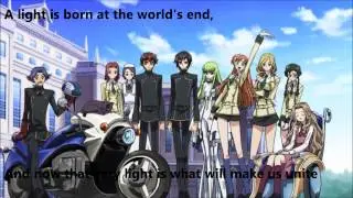 Code Geass World's End - Lyrics on Screen