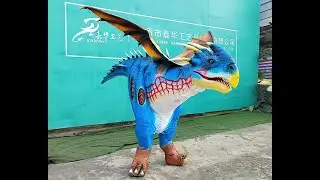 Deadly Nadder Walking Dragon Costume Realistic Dinosaur Costumes Customized