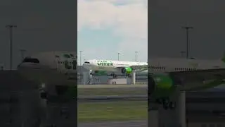 airplane flying over water 165
