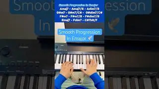 Smooth Progression In Emajor 🎹🕊️ #piano #musician #learning #chords #musica #progression #موسيقى